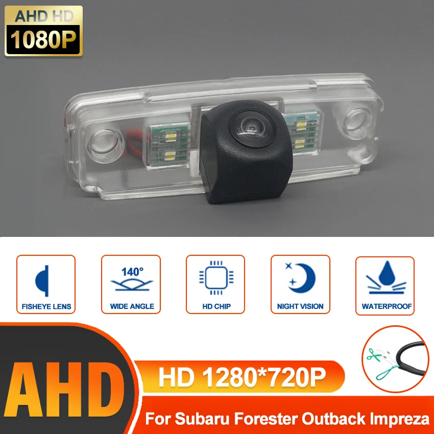 

Камера заднего вида для Subaru Forester Outback Impreza, AHD HD 140 P, 720 градусов