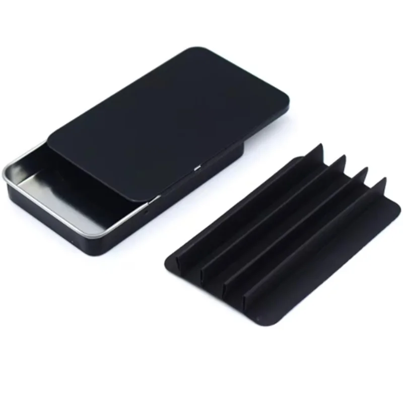 Металлические прямоугольные жестяные коробки для сигарет пустые упаковочные