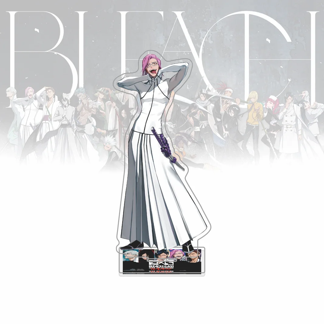 Фото Акриловая фигурка-стенд по аниме Bleach: Куросаки Ичиго, Айзен Гин, Уноха Исиде. Модель-подставка, декор для стола, игрушка, брелок для итабэга. №5