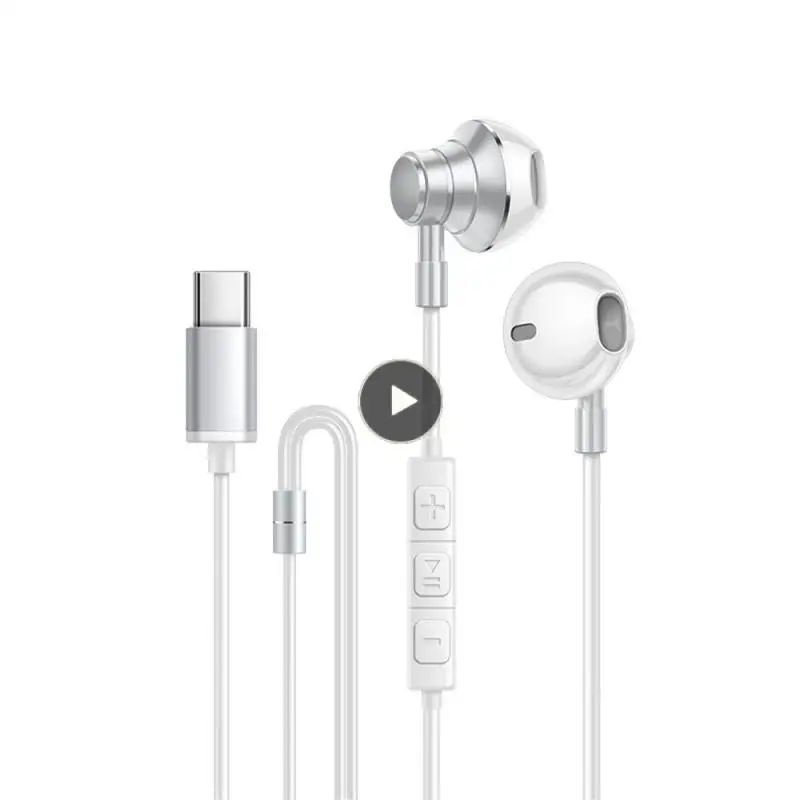 

Stereo Headphones High Quality Hifi Earphone Ergonomic With Mic Headset In-ear Earbuds Super Bass Wired Sport Earbuds New Type-c