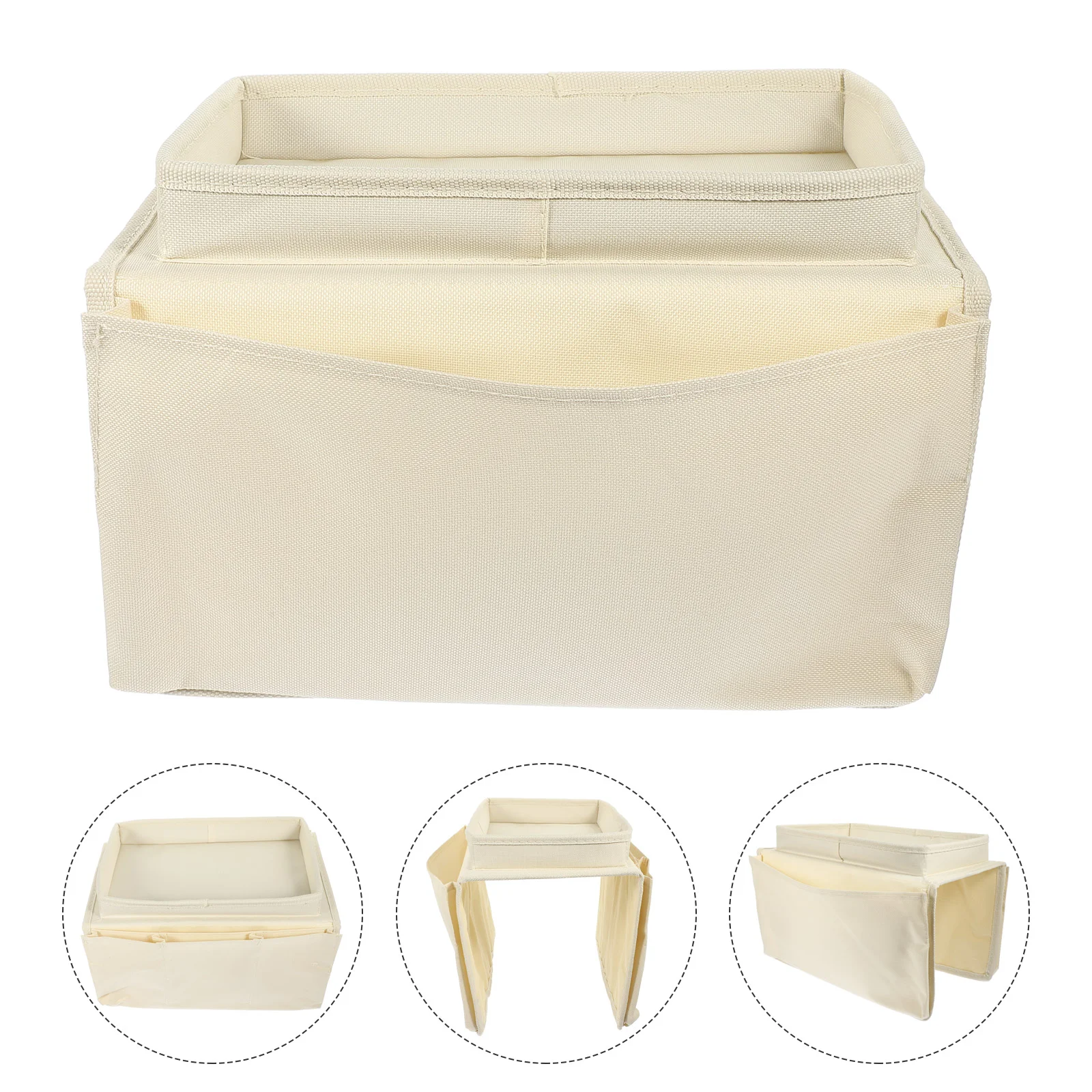 

Sofa Storage Holder Bedside Organizer Armrest Couch Pouch Pocket Baghanging Tray Remotechair Cup Coastersnacks Sundries