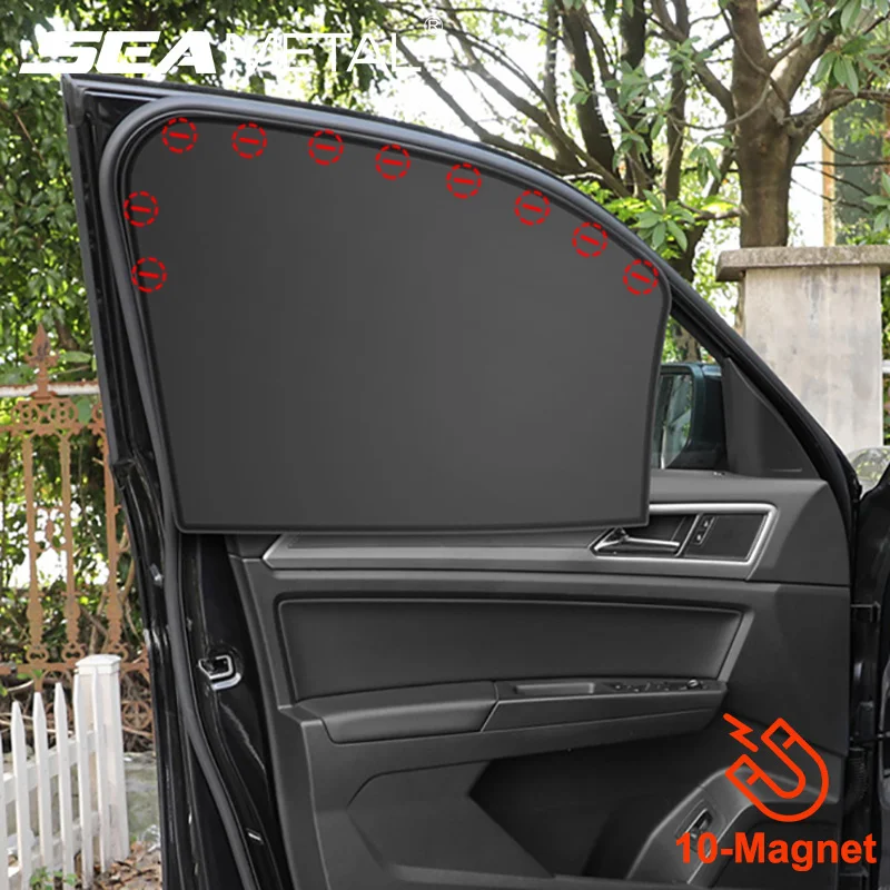 

Car Side Window Sun Shade Magnetic UV Blocking Car Curtain Summer Anti-Glare Sun Protection Auto Sunshade for Personal Privacy