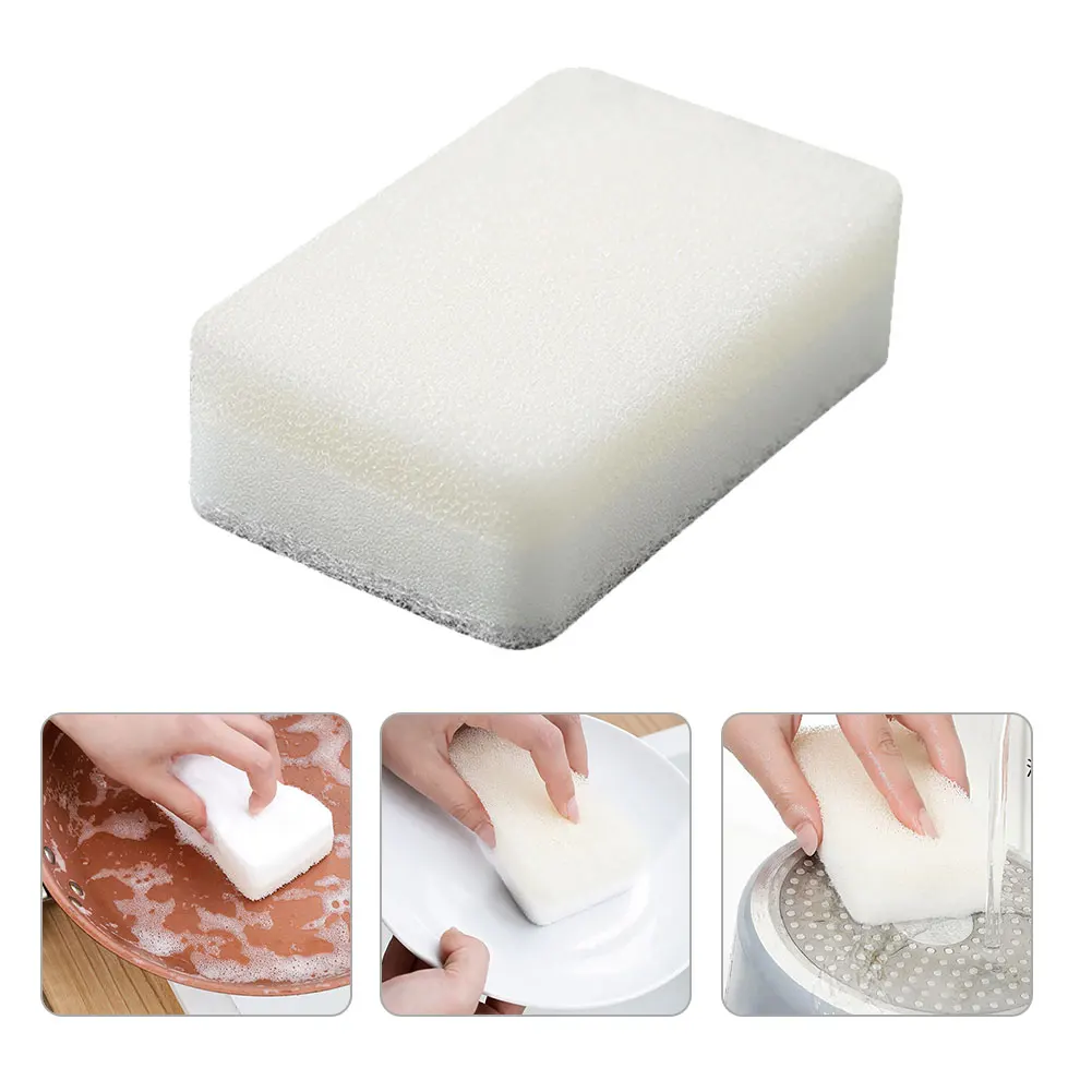 6pcs Three Layers Dish Washing Soft Cleaning Sponge Daily Reusable Hand Tool Stain Removal Rectangle Scouring Pad Easy Clean - купить по