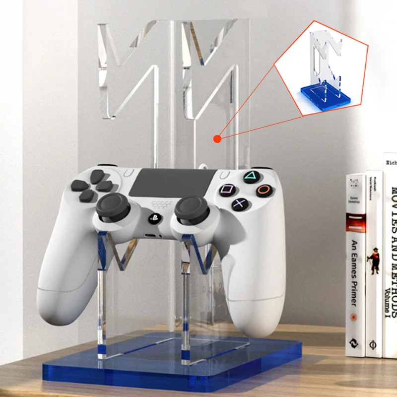 DIY Universal Game Controller Bracket for Xbox Switch PS5 PS4 Transparent Game Handle Display Base Holder for Game Console Phone
