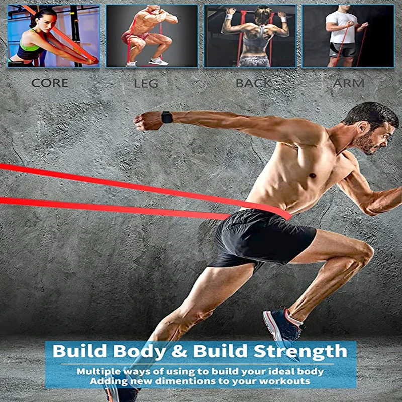 Латексная эластичная лента-эспандер эластичные ленты для спорта