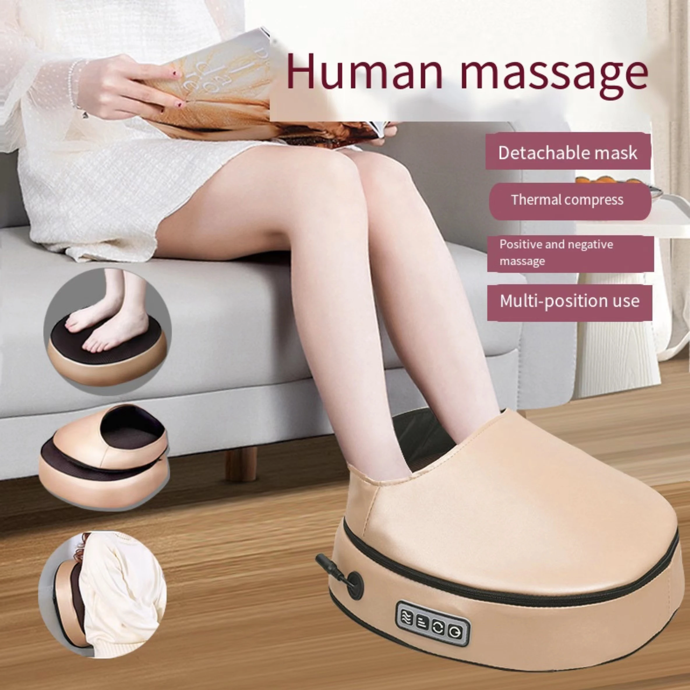 

8D Humanoid Foot Massager Infrared Heat Compress Fully Wrapped Home Pedicure Machine Deep Kneading Foot Massage Appliances
