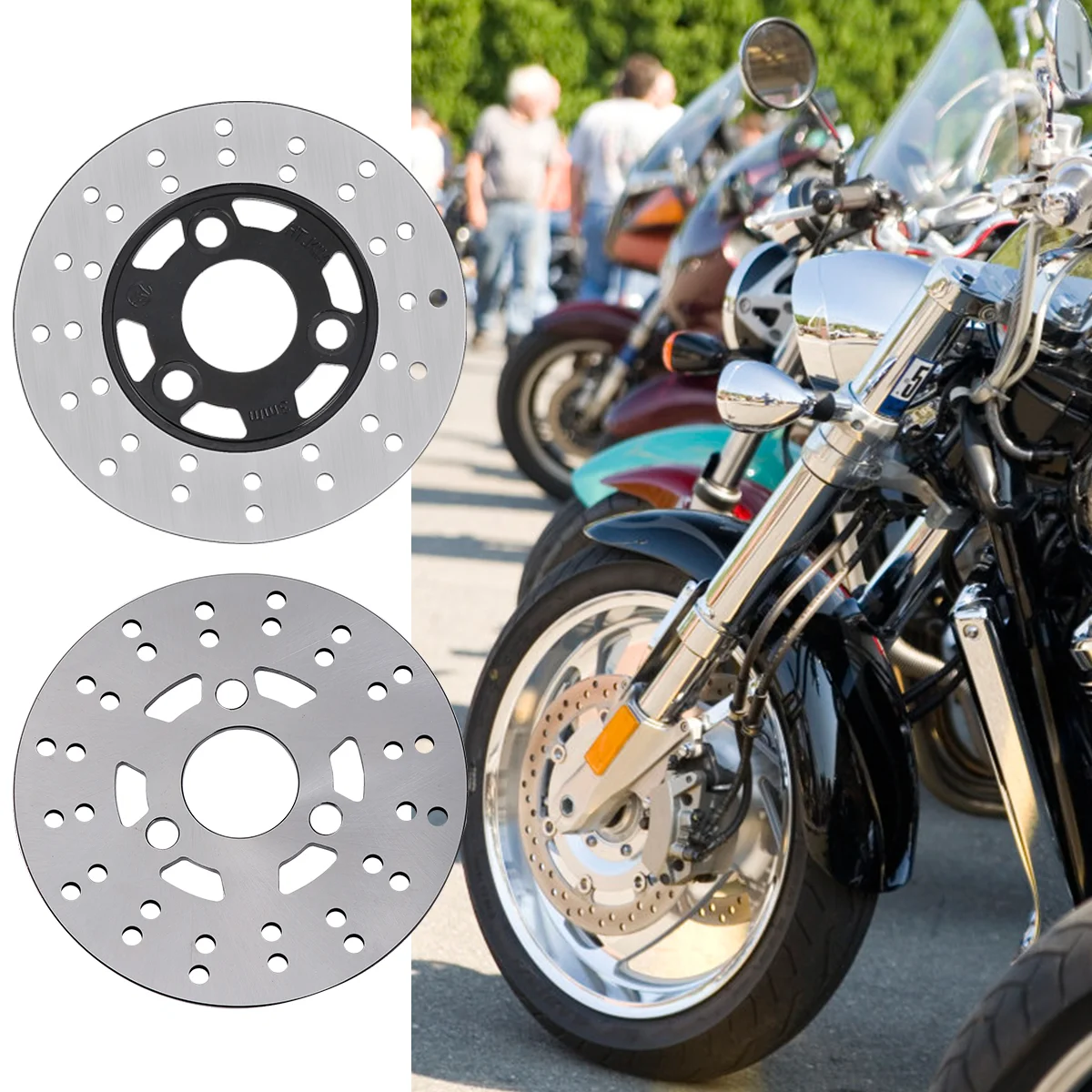 

1Pc Brake Disc Portable Lightweight Useful Practical Brake Brake Rotors Modified Accessories for Motorcycle Motorbike