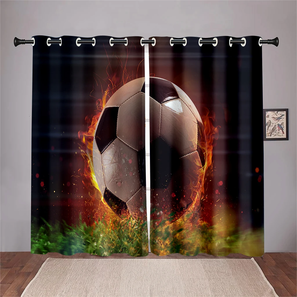 Тонкие оконные шторы для мальчиков современные занавески с изображением