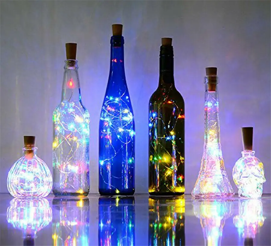 XIAOMI Bottle Fairy String Lights Battery Cork Shaped Christmas Wedding Party 10 LED