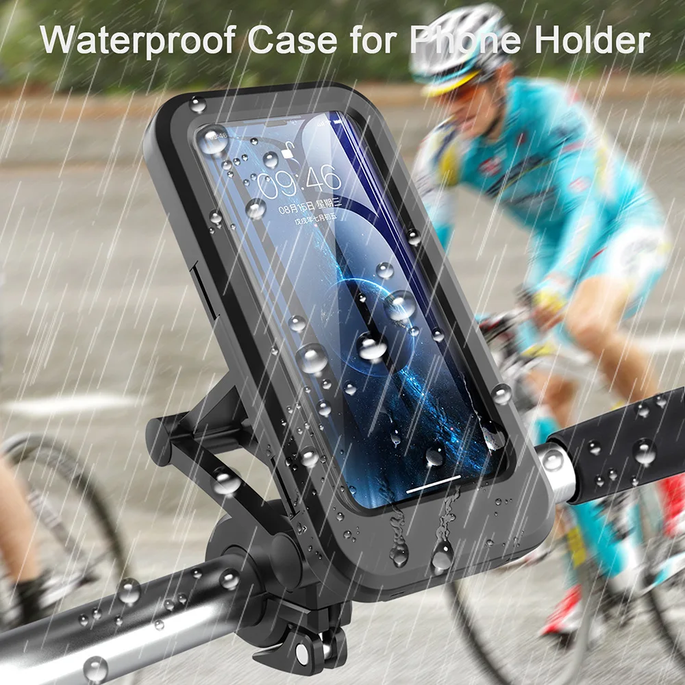 

Bicycle mobile phone bracket motorcycle riding waterproof mobile phone bracket bag suitable for iPhone Samsung Xiaomi Huawei