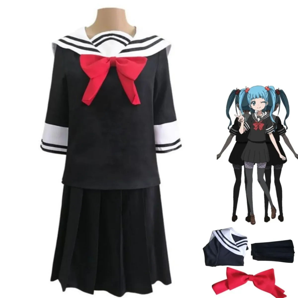 

Аниме Волшебная девушка сайт аназава ниджими яцумура цуюно асагири азай Косплей Костюм JK японская школьная форма женский сексуальный костюм