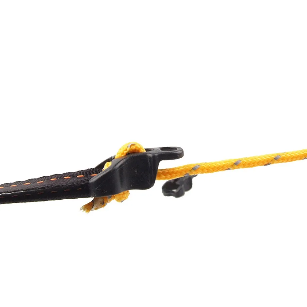 

Plastic Guy Lines Stoppers Rope Tightener Cord Guy Stoppers Tensioner 3*1.7*0.4cm Awning Black Duable Hot Sale