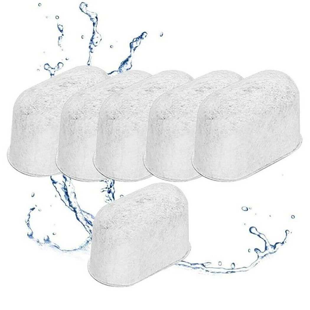 

6 PCS Breville BWF100 Water Purification Filter Cartridge Full Range Of Machines With Ion Exchange Resin Inside White Spare Part