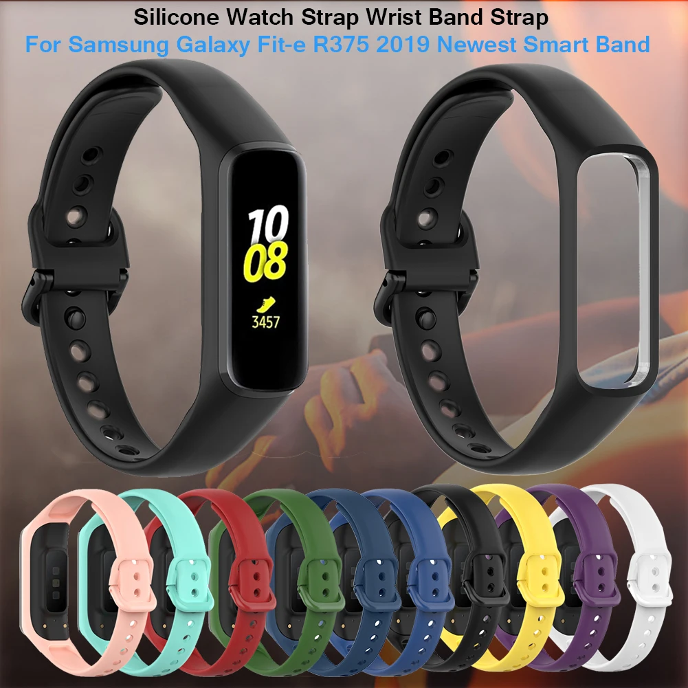 

Silicone Watch Strap Wrist Band Strap forSamsung Galaxy Fit-e R375 Smart Bracelet Original Style Watch Strap Accessories