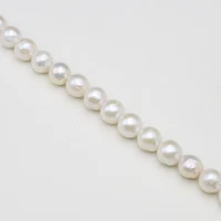 natural pearl beads near round shape white cultured freshwater pearl beaded charms for jewelry making necklace bracelet diy gift