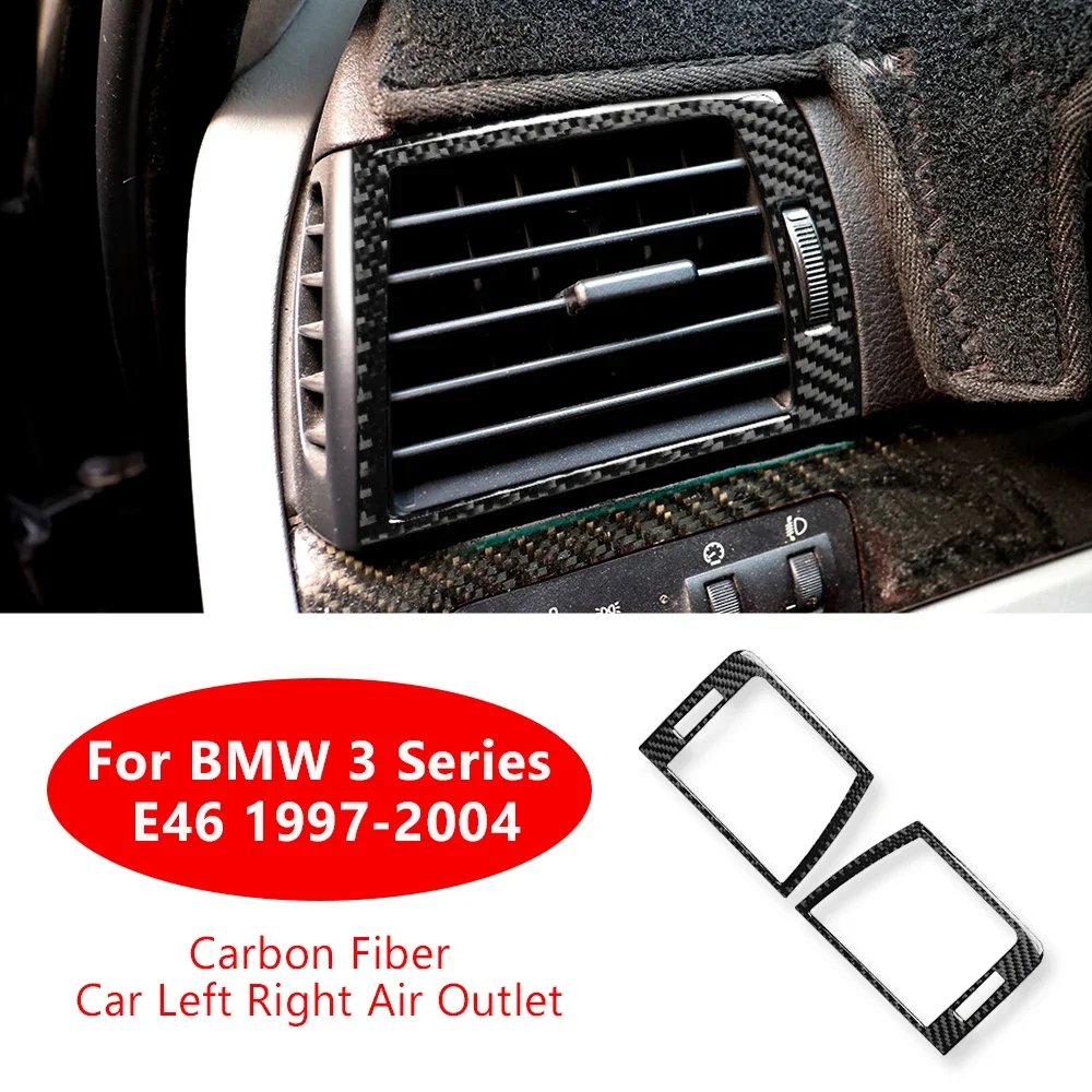 Для BMW 3 серии E46 1997-2004 декоративные наклейки из углеродного волокна с левой и