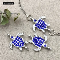 assomada tortoise charms bead diy jewelry making alloy turtle handmade necklace bracelet for women beads jewelry findings