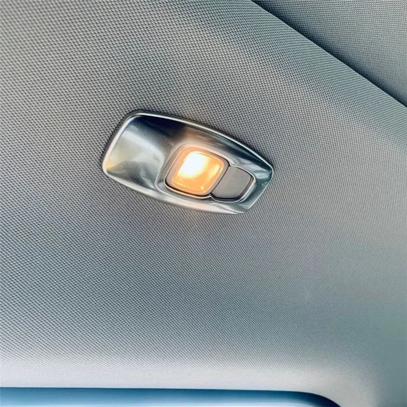 WELKINRY для Mitsubishi Outlander GM/GN 4-го поколения 2022-2024 задняя лампа чтения из нержавеющей