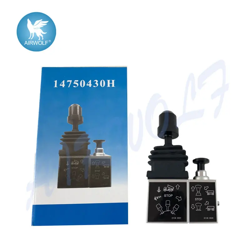 14750430H HYVA Dump Truck Valve double acting proportional air control tipping valve with lever stop on Tip and Low position enlarge