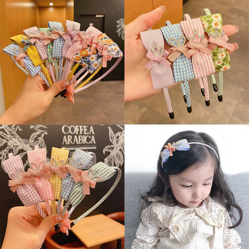 Hair Ties Accessories Headband Band Cheveux Ligas Para Cabello Tiara Diademas Clip Cheveux Bandeaux Butterfly Floral Cute