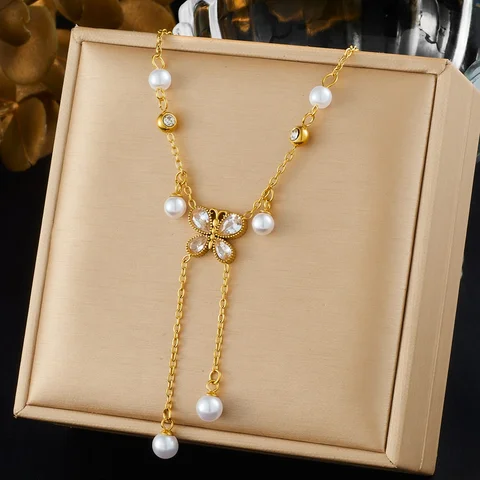 DIEYURO кулон из нержавеющей стали с белым цирконом