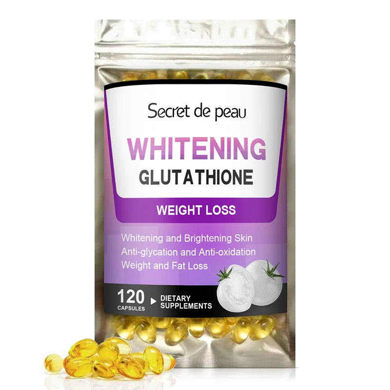 

SDP Glutathione Skin Whitening Capsules Skin Detoxification Brightening Skin Bleaching Pills Anti-Aging Glutathione Capsules