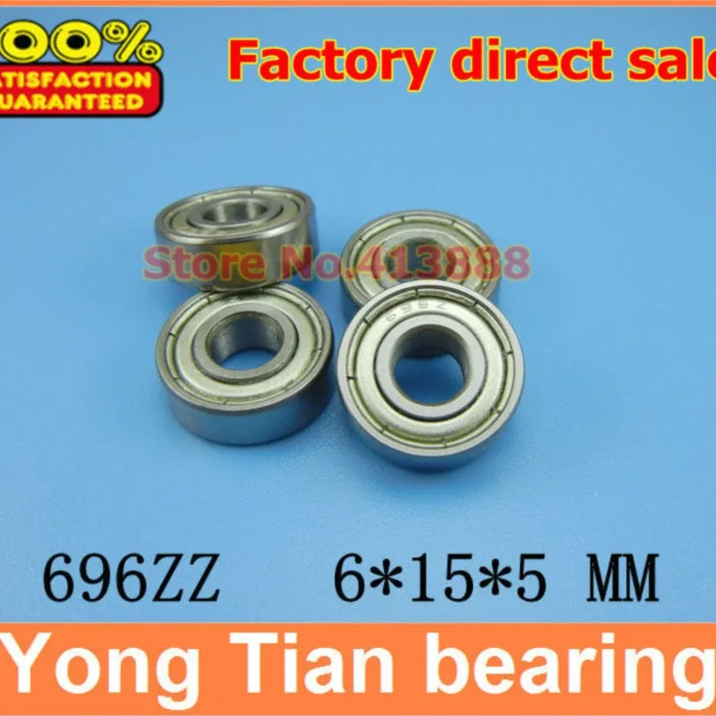 

(1pcs) SUS440C environmental corrosion resistant stainless steel deep groove ball bearings S696ZZ 6*15*5 mm