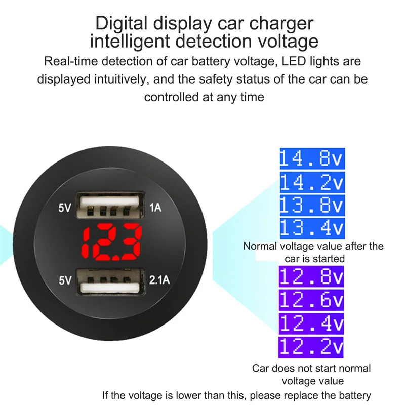 Автомобильное зарядное устройство с двумя USB-разъемами |
