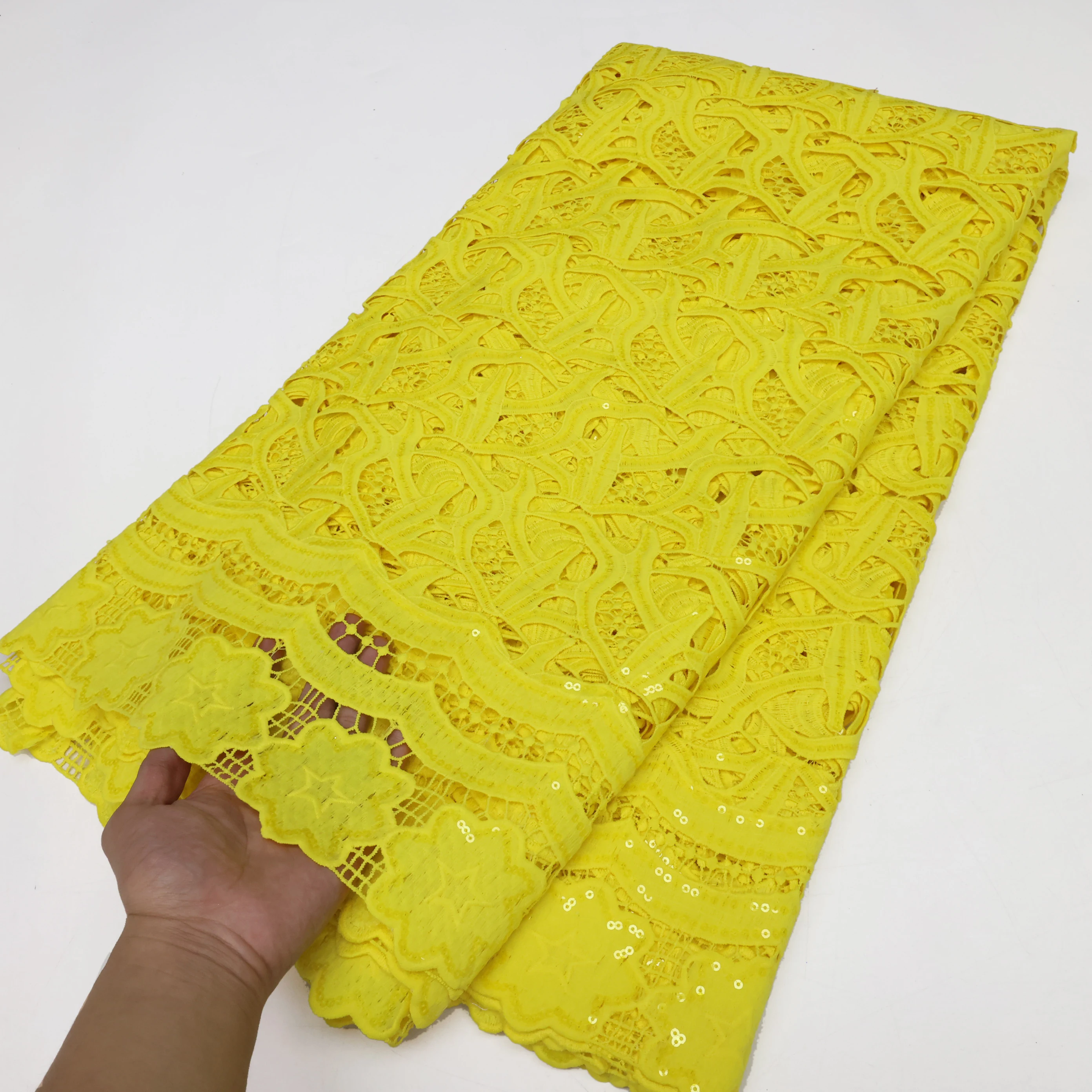 Высококачественная африканская кружевная ткань от PGC LACE 2024 элегантная сетчатая