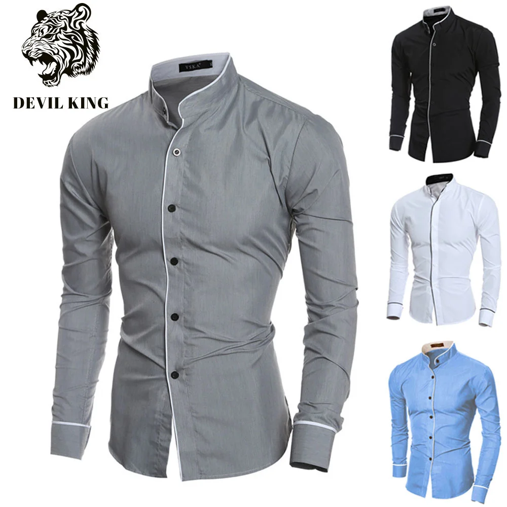 

Men's Luxury Casual Formal Sirt Lon Sleeve Slim Fit Business Dress Sirts Tops