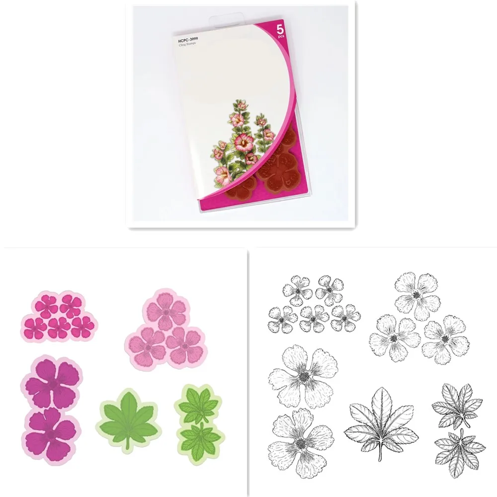 

Tiling Leaves Silicone Stamps And Cutting Dies For Diy Scrapbook Handmade Paper Cards Decorative Album Craft Dies New Arrivals