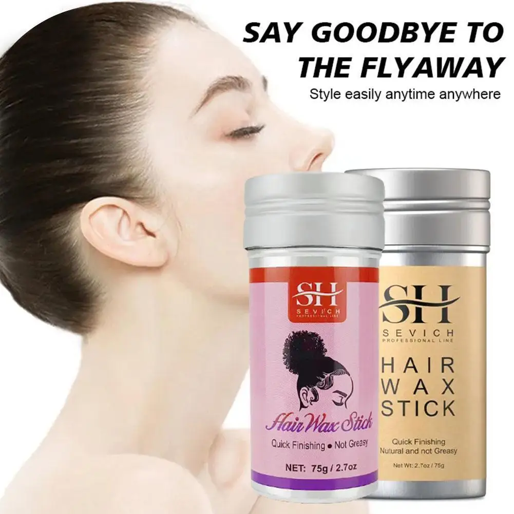 

Anti-Frizz Fixed Fluffy Hairdressing Cream Hair Line Styling Wax Hair Cream Fast Finishing Wax Not Greasy Works Gel Hair Sh M7H0