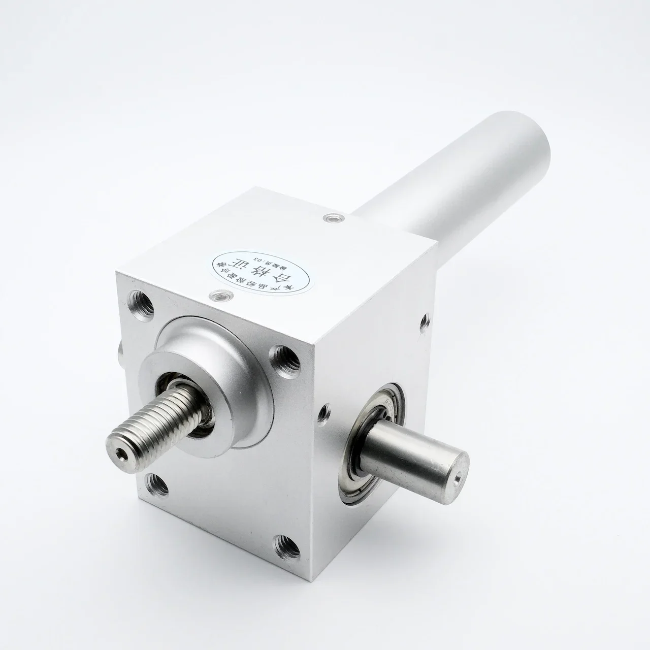 

1:0,4 Маленькая червячная шестерня, винтовой подъемник, вал 15 мм, большая нагрузка, высокоточное устройство точной настройки, корпус из алюминиевого сплава 1000N