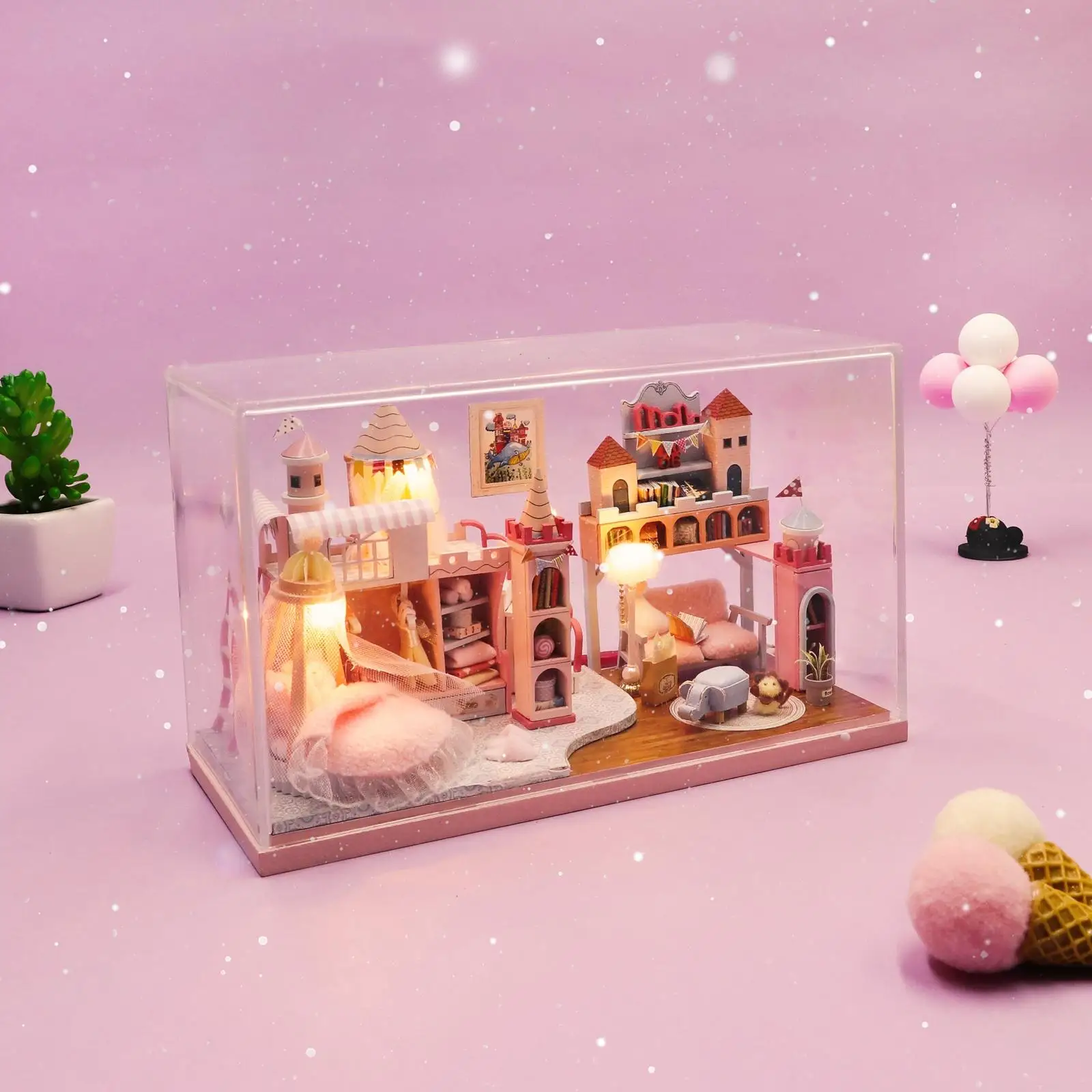 

Creative Kit with LED Light and Furniture Valentine'S Gift
