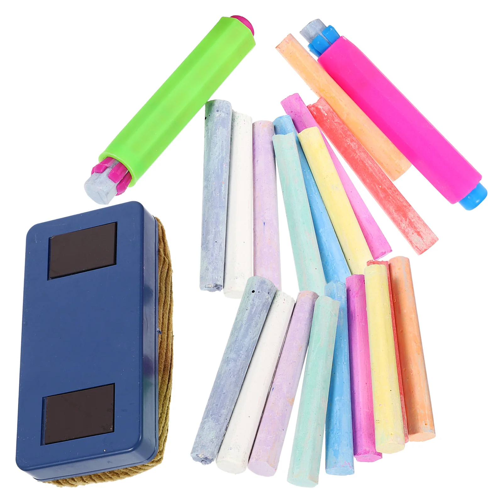 

Мел для рисования и письма без пыли с ластиком, набор школьных принадлежностей, 1 комплект