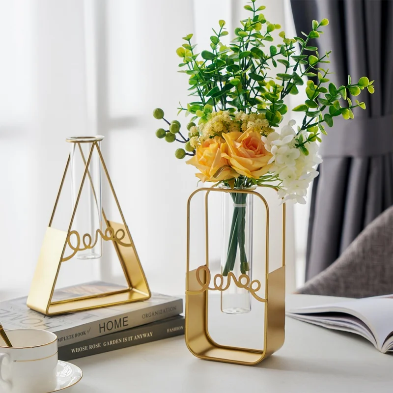 

Nordic hydroponic plant ornaments glass test tubes Flower vase terrarium plants Home Decor plant holder plant vases decorative
