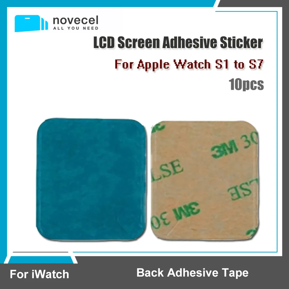 Клейкая лента для ЖК-экрана Apple Watch Series 1 2 3 4 5 6 7 SE 38 мм 40 мм 42 мм 44 мм, 10 шт.