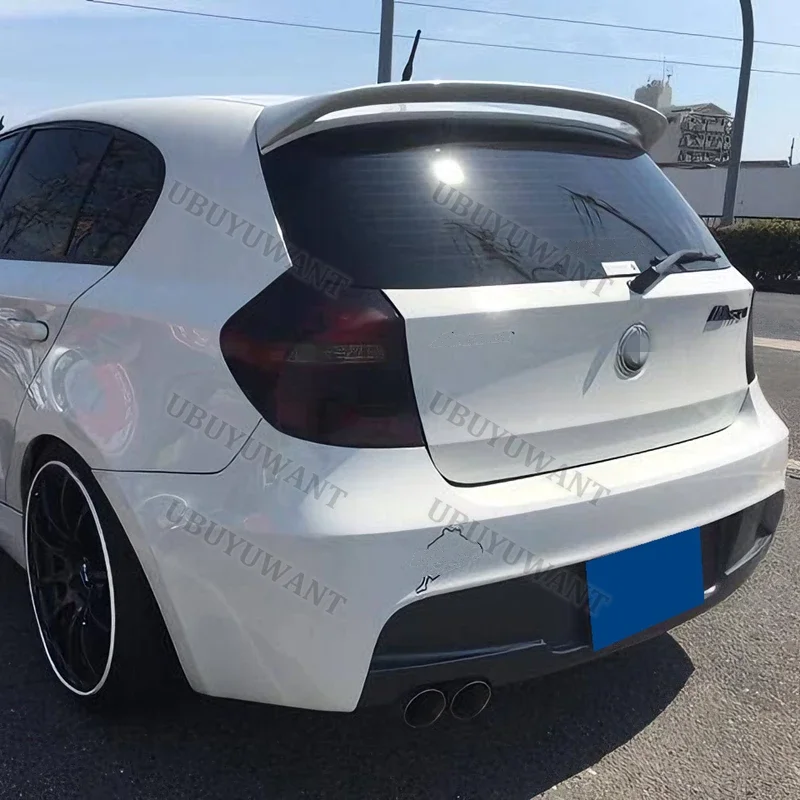 Фото Для BMW 1 серии E81 E87 120i 118i 116i 2004-2012: задний спойлер из карбона, крыло для автомобиля №5