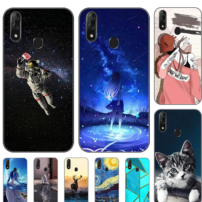 Новый Модный чехол для телефона ZTE Blade V10 Vita ZTE BladeV10 Vita, милый мягкий силиконовый чехол с аниме-рисунком