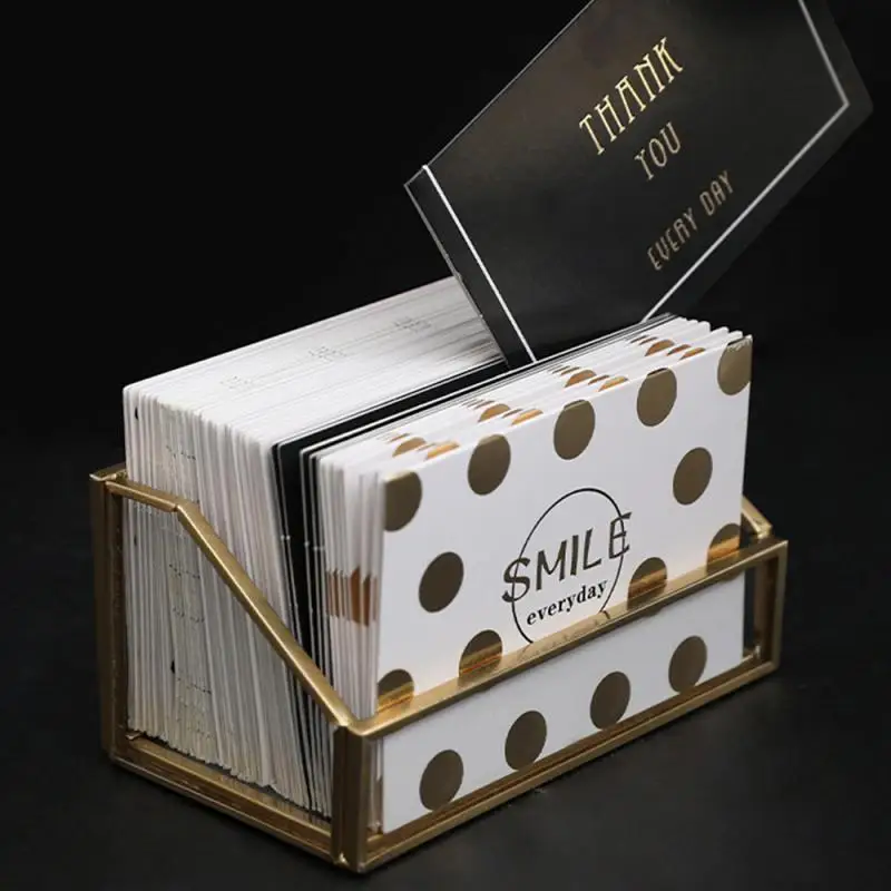

Business Card Box Office Metal Brass Personalized Desktop Home Decor Business Card Case Card Holder