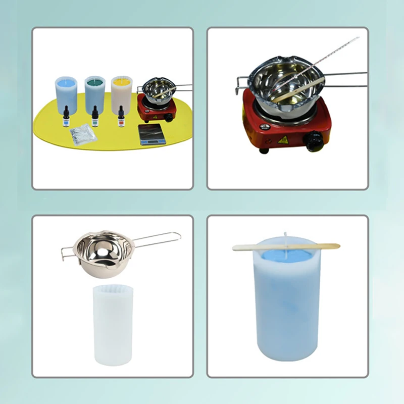 Новая Геометрическая силиконовая форма 3D для изготовления свечей искусственная