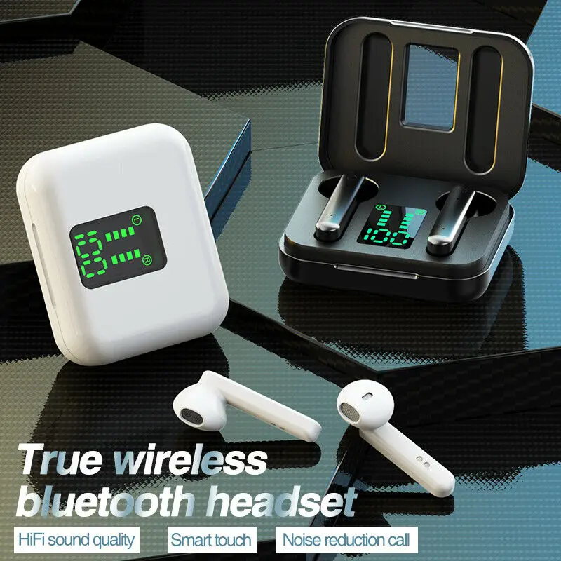 

TWS Wireless Earbuds Bluetooth 5.0 Earphones Headset In-Ear Pods For Android IOS