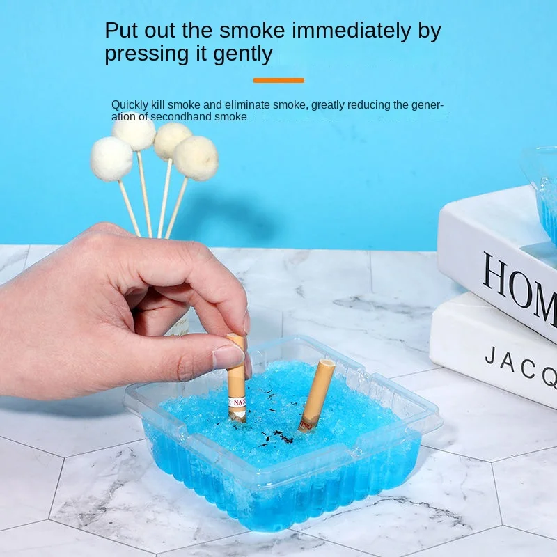 

Ashtray one-time smoke extinguishing household anti-fly ash and anti-smoke smell ins high-value car net red 2022explosion models