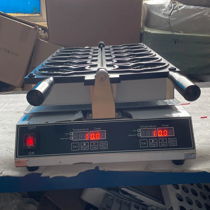 Вафельница с цифровым дисплеем 6 шт. 110 В 220