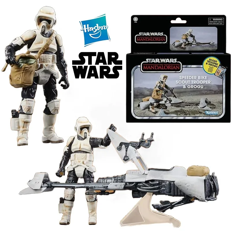 Подарочная коллекция Hasbro Star Wars Speeder Bike Scout Trooper &amp Grogu