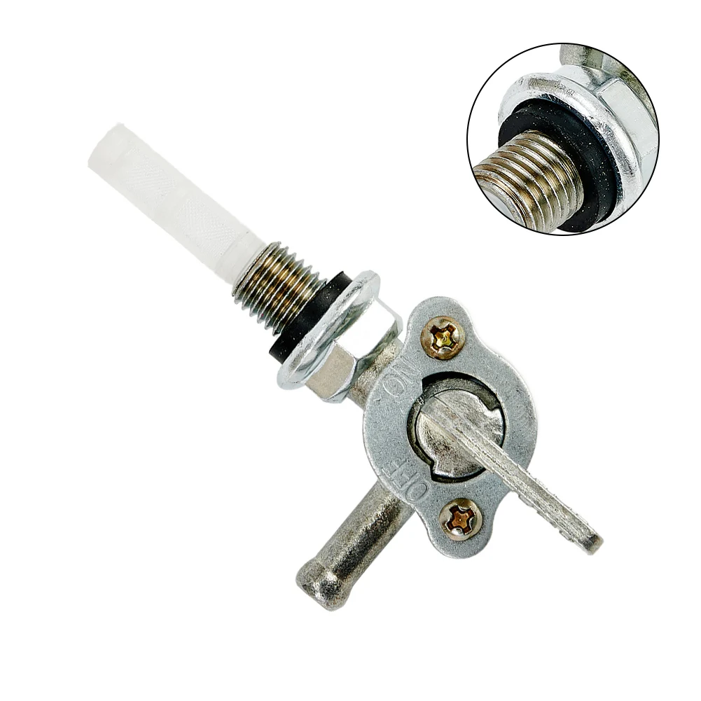 

Motorcycle System Petcock Switch Valve Aftermarket Part Easy To Install Fuel Petcock Aluminum Alloy Replaceable
