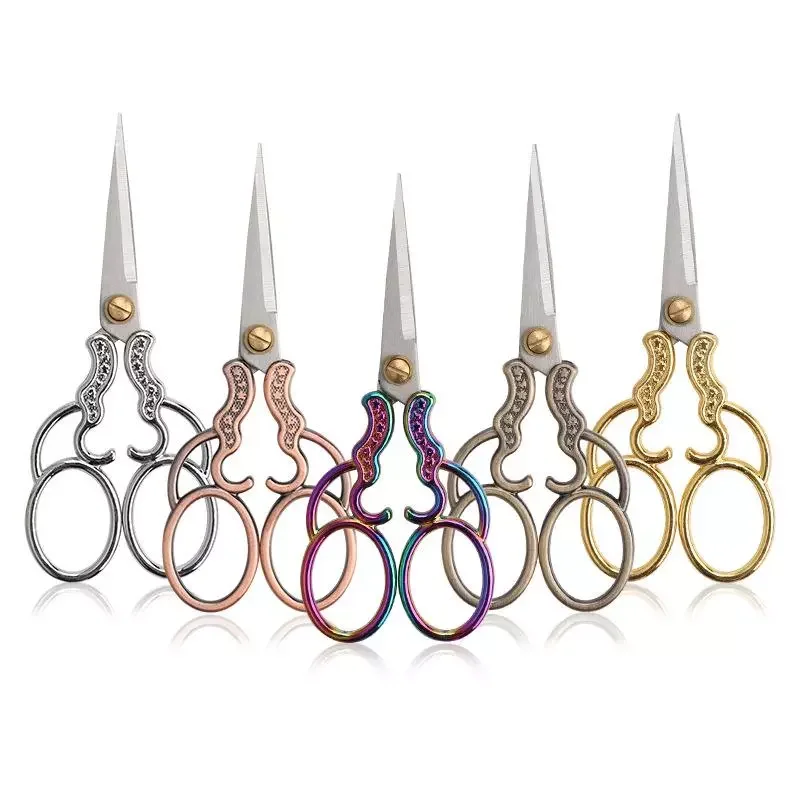 

Stainless Steel Vintage Scissors Sewing Fabric Cutter Embroidery Scissors Tailor Scissor Thread Scissor Tools for Sewing Shears