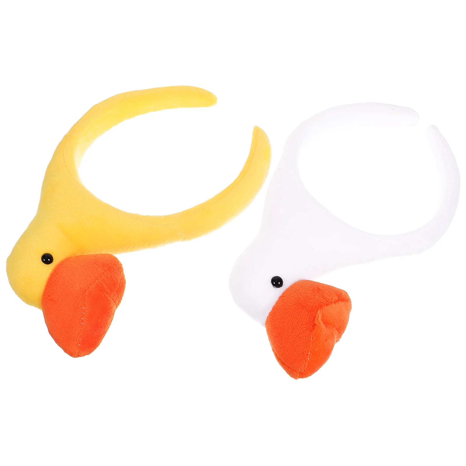 

2 pcs Cute Animal Headband Cosplay Headband 3D Goose Hairband Funny Headbands