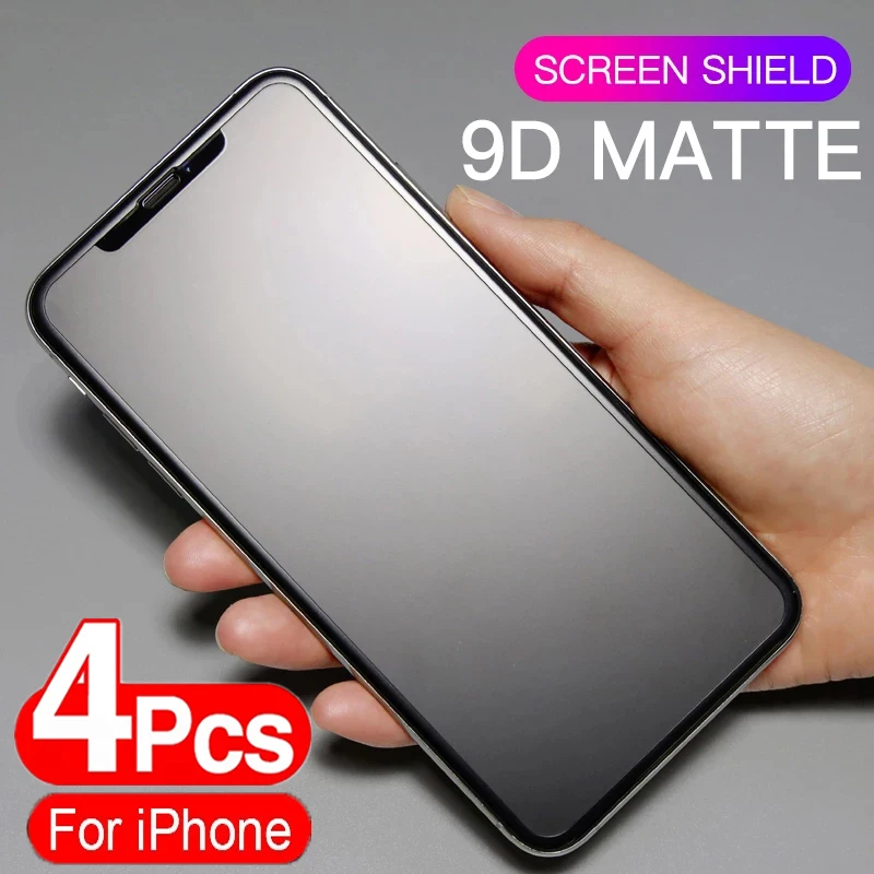 No Fingerprints for IPhone 13 12 11 Pro Max X XR XS SE Matte Ceramics Film for IPhone 12 13 Mini 6 6s 7 8 Plus Screen Protectors