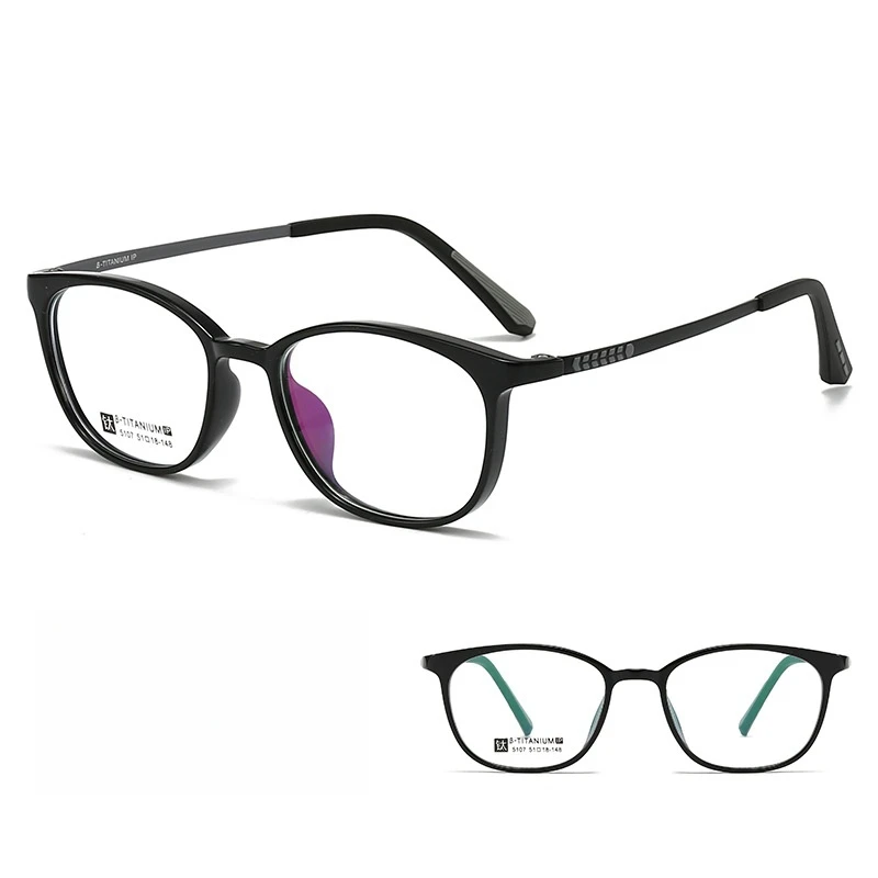 TFTB модные ретро овальные женские очки сверхлегкие TR90 из чистого титана мужские